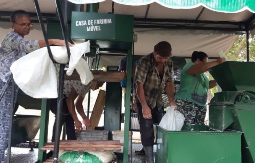 [Fábrica de Farinha Móvel fica em Lagoa Seca até o final da semana]